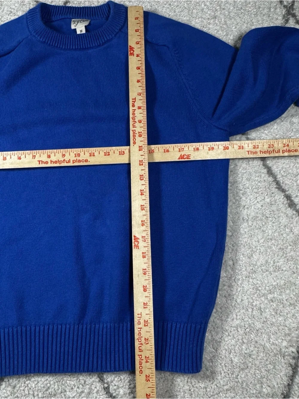 J. Crew Men's Bright Cobalt Crewneck Sweater